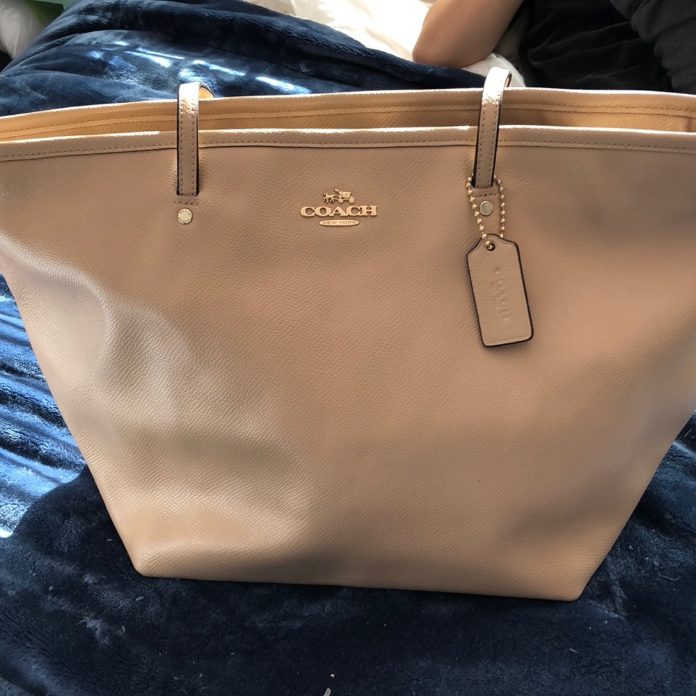 Coach Cream Tote